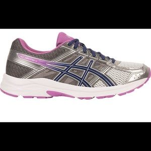 NWT Gel-Contend 4 silver/campanula/carbon